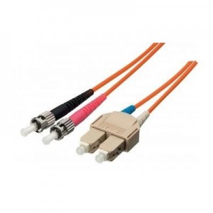 Equip fiber optic kabel: ST/SC Fiber Optic Adapter Cable, OS2, 2m