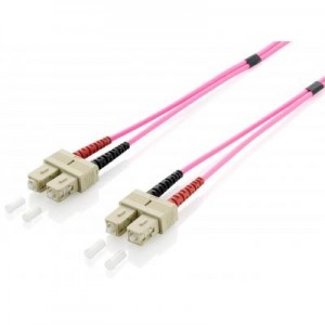 Equip fiber optic kabel: SC/SC Optical Fiber Patch Cord, OM4, 3m