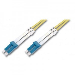 Digitus fiber optic kabel: Fiber Optic Patch Cord, Duplex, LC/LC SingleMode, 9/125µ", 2.0m