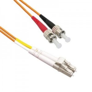 EECONN fiber optic kabel: Glasvezel Patchkabel, 62.5/125 (OM1), LC - ST, Duplex, 5m