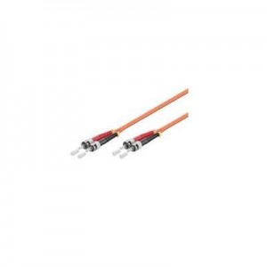 Microconnect fiber optic kabel: 100m ST/UPC-ST/UPC