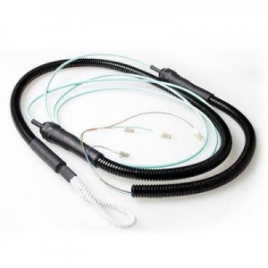 Advanced Cable Technology fiber optic kabel: 50 meter Multimode 50/125 OM3 fiber tight buffer kabel 4 voudig met LC .....