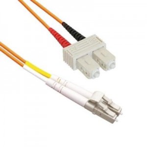 EECONN fiber optic kabel: Glasvezel Patchkabel, Multimode 62.5/125 (OM1), LC - SC, Duplex 1.8mm, Mantel: LSZH, Kleur: .....
