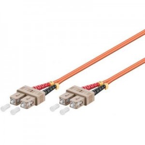 Microconnect fiber optic kabel: SC/UPC-SC/UPC 0.5m 50/125 OM2