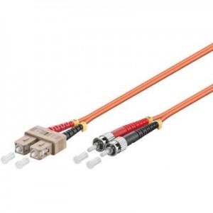 Microconnect fiber optic kabel: ST/UPC-SC/UPC 5m 50/125 OM2