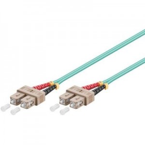 Microconnect fiber optic kabel: SC/PC-SC/PC 0.5m 50/125 OM3