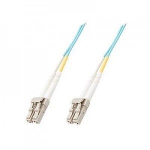 Microconnect fiber optic kabel: LC/UPC-LC/UPC, 50/125 OM3, 250m, Aqua