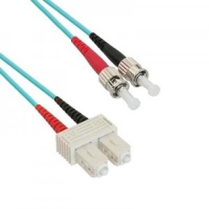 EECONN fiber optic kabel: Glasvezel Patchkabel, Multimode 50/125 (OM3), SC - ST, Duplex 3.0mm, Mantel: LSZH, Kleur: .....