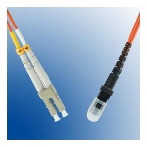 Microconnect fiber optic kabel: LC/UPC-MTRJ/UPC, 50/125µm, OM2, 2m