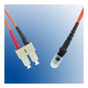 Microconnect fiber optic kabel: MTRJ/UPC-SC/UPC, 50/125µm, OM2, 15m
