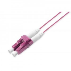 Digitus fiber optic kabel: LC - LC, OM4, MMF, LSOH, Duplex, 1.2mm, 3m