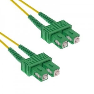 EECONN fiber optic kabel: Glasvezel Patchkabel, Singlemode 9/125 (OS1), SC/APC - SC/APC, Duplex 3.0mm, Mantel: LSZH, .....