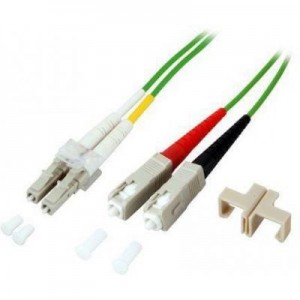 Microconnect fiber optic kabel: LC/UPC-SC/UPC 1m 50/125 OM5