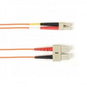 Black Box fiber optic kabel: Multicolored Fiber Optic Patch Cable - Duplex Multimode, 50-Micron OM2, LSZH / LSOH, .....