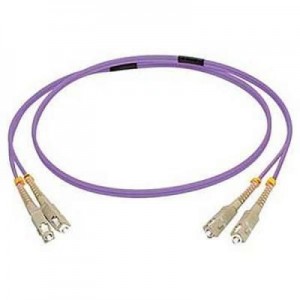 C2G fiber optic kabel: 30M SC/SC OM4 LSZH VEZELPATCH - PAARS