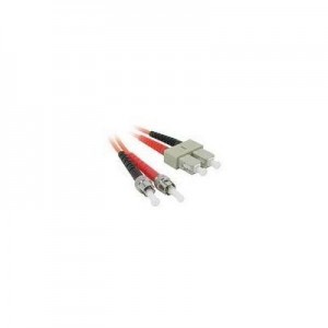 C2G fiber optic kabel: 3m ST/SC LSZH Duplex 62.5/125 Multimode Fibre Patch Cable