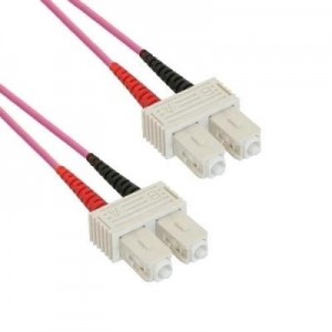 EECONN fiber optic kabel: Glasvezel Patchkabel, Multimode 50/125 (OM4), SC - SC, Duplex 3.0mm, Mantel: LSZH, Kleur: .....