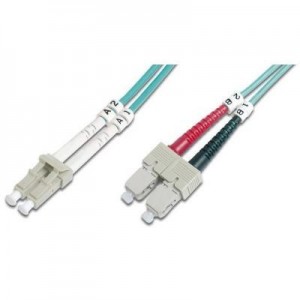 Digitus fiber optic kabel: 2m OM4 LC / SC