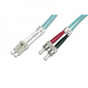 Digitus fiber optic kabel: Fiber class OM 3 Cable diameter 3mm, 10m