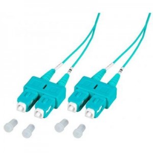 EFB Elektronik fiber optic kabel: Duplex Jumper SC-SC 50/125µ, OM3, 1.2mm