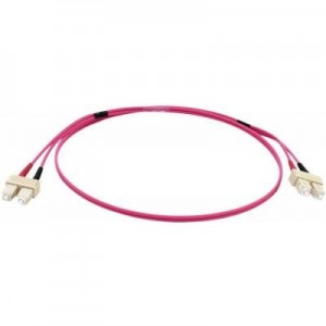 Microconnect fiber optic kabel: ST/UPC-ST/UPC 25m 50/125 OM4