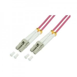 LogiLink fiber optic kabel: Fiber Patch Cord, OM4, 50/125μ, 75m