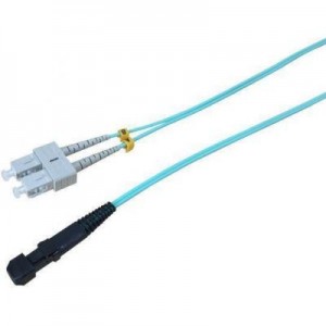 Microconnect fiber optic kabel: MTRJ/UPC-SC/UPC 0.5m 50/125