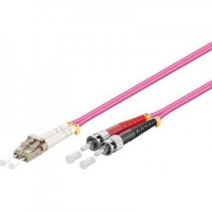 Microconnect fiber optic kabel: LC/UPC-ST/UPC, 50/125µm, OM4, 0.5m