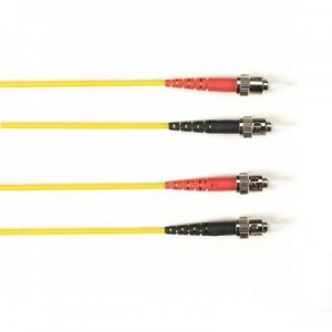 Black Box fiber optic kabel: ST-ST, 1 m, MM, OM3, 50-Micron, LSZH, PVC
