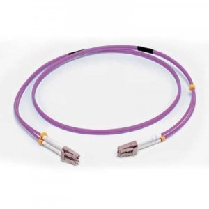 C2G fiber optic kabel: 30M LC/LC OM4 LSZH VEZELPATCH - PAARS