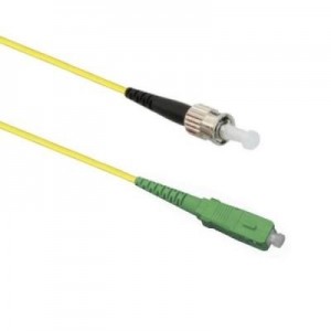 EECONN fiber optic kabel: Glasvezel Patchkabel, Singlemode 9/125 (OS1), SC/APC - ST, Simplex 3.0mm, Mantel: LSZH, .....