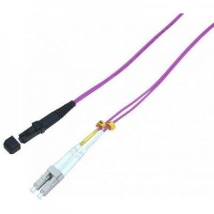 Microconnect fiber optic kabel: LC/UPC-MTRJ/UPC, 50/125µm, OM4, LSZH, 5m