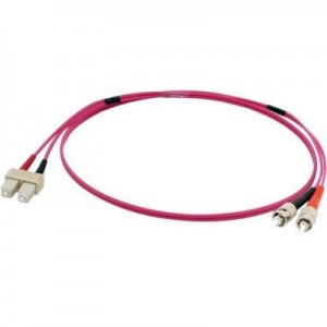 Microconnect fiber optic kabel: ST/UPC-SC/UPC 10m 50/125 OM4