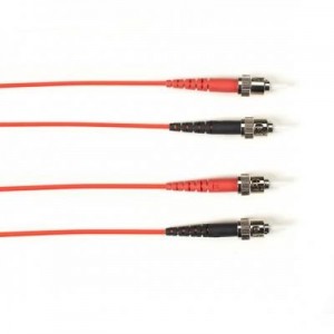 Black Box fiber optic kabel: ST-ST, 1 m, MM, OM2, 50-Micron, LSZH, PVC