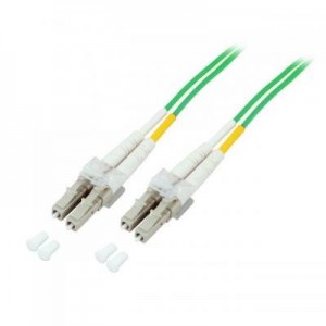 EFB Elektronik fiber optic kabel: LSZH, lime green, 2.0mm, 2m
