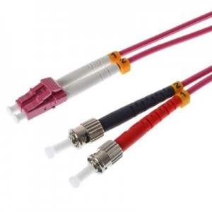 Helos fiber optic kabel: 5m OM4 LC/ST