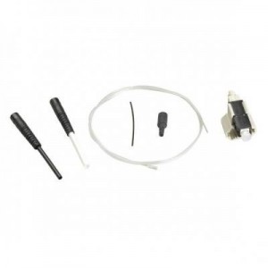 Black Box fiber optic kabel: Pre-Polished Fiber Optic Connector, 50-Micron Multimode, SC, Black, 6-Pack