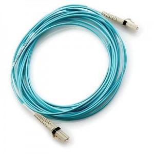 Hewlett Packard Enterprise fiber optic kabel: Cable - Fiber Channel LC/LC, 0.5m (19.68in) long, multi-mode