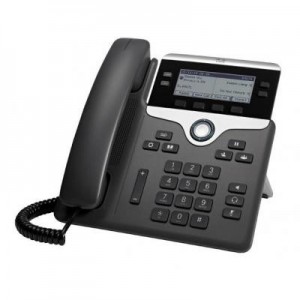 Cisco IP telefoon: 7841 - Zwart, Zilver