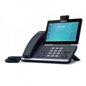 Yealink IP telefoon: SIP-T58V, 17.78 cm (7") LCD 1024x600, 16 VoIP, 720p 30 fps, Bluetooth 4.0+EDR, Wi-Fi, 2x RJ-45, 2x .....