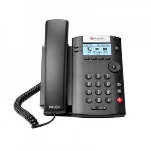 Polycom IP telefoon: VVX 201 - Zwart