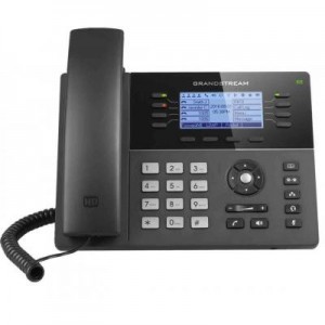 Grandstream Networks IP telefoon: LCD 200x80px, USB, IP, 925g - Zwart