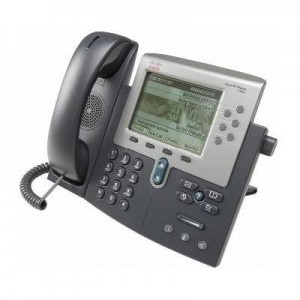 Cisco IP telefoon: 7962G - Zwart, Grijs
