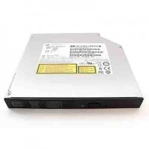 HP brander: Slimline 12.7mm DVD±RW Super-Multi dual layer (SMD) optical drive (Jack Black color) - Zwart