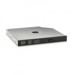 HP brander: 9,5-mm Slim SuperMulti dvd-writer - Zwart, Metallic