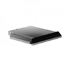 HP brander: DVD-ROM optical disk drive - SATA interface, 12.7mm tray load - Includes bezel and bracket - Zwart