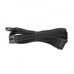 Corsair : Individually Sleeved 24pin ATX Cable (Generation 2), Black - Zwart