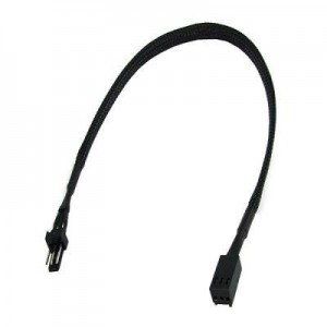 Phobya : Verlngerung 3Pin Molex 30cm - Zwart