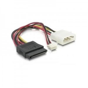 DeLOCK : SATA 15pin Power / 4pin Molex + 4pin Power