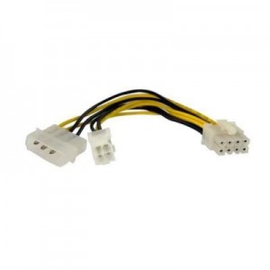 StarTech.com : 15 cm 4-Pin naar 8-Pin EPS Voedingsadapter met LP4 F/M